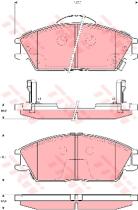 TRW GDB3331 - Pastillas De Freno