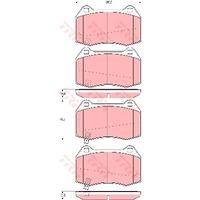 TRW GDB3381 - Pastillas De Freno