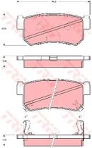 TRW GDB3382 - Pastillas De Freno