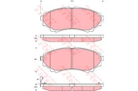 TRW GDB3403 - Pastillas De Freno