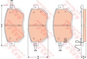 TRW GDB3416 - Pastillas De Freno