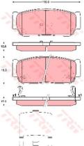 TRW GDB3417 - Pastillas De Freno