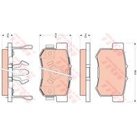 TRW GDB3438 - Pastillas De Freno