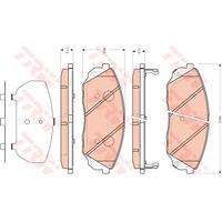 TRW GDB3452 - Pastillas De Freno