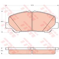 TRW GDB3455 - Pastillas De Freno