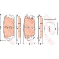 TRW GDB3462 - Pastillas De Freno