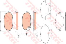 TRW GDB3486 - Pastillas De Freno