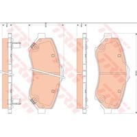 TRW GDB4144 - Pastillas De Freno