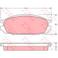 TRW GDB745 - Pastillas De Freno