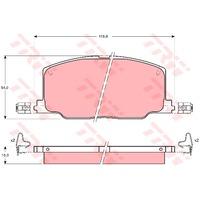 TRW GDB798 - Pastillas De Freno