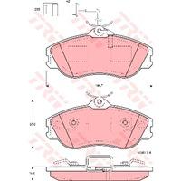 TRW GDB816 - Pastillas De Freno