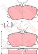 TRW GDB864 - Pastillas De Freno