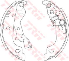 TRW GS8686 - Zapatas De Freno