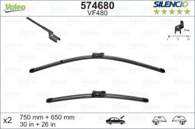 Valeo 574680 - VM480XTRM SILENCIO PEUGEOT 308 FORD