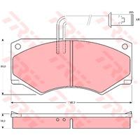 TRW GDB390 - Pastillas De Freno