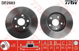 TRW DF2683 - Jgo Discos De Freno