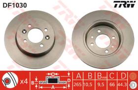 TRW DF1030 - Jgo Discos De Freno