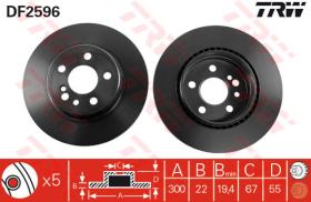 TRW DF2596 - Jgo Discos De Freno