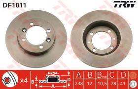 TRW DF1011 - Jgo Discos De Freno