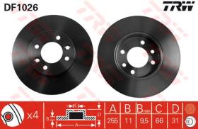 TRW DF1026 - Jgo Discos De Freno