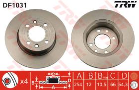 TRW DF1031 - Jgo Discos De Freno