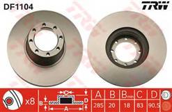 TRW DF1104 - Jgo Discos De Freno