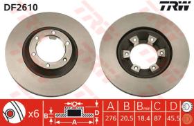 TRW DF2610 - Jgo Discos De Freno