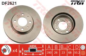 TRW DF2621 - Jgo Discos De Freno