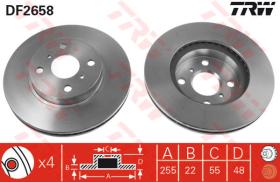 TRW DF2658 - Jgo Discos De Freno