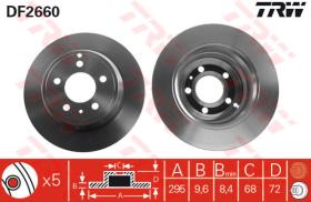 TRW DF2660 - Jgo Discos De Freno