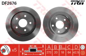 TRW DF2676 - Jgo Discos De Freno