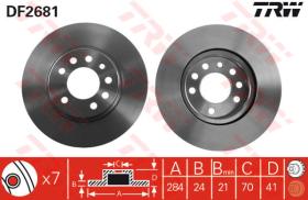 TRW DF2681 - Jgo Discos De Freno