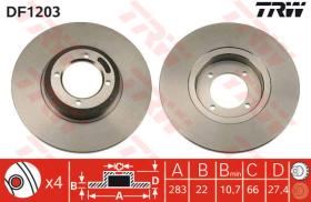 TRW DF1203 - Jgo Discos De Freno