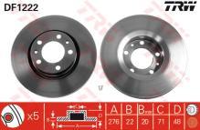 TRW DF1222 - Jgo Discos De Freno