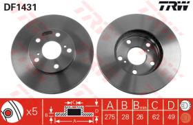 TRW DF1431 - Jgo Discos De Freno