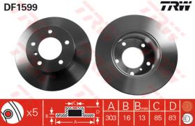 TRW DF1599 - Jgo Discos De Freno