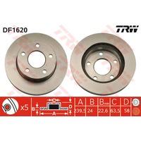 TRW DF1620 - Jgo Discos De Freno