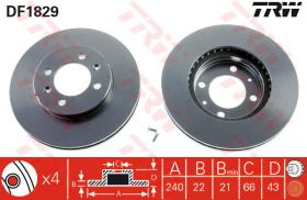TRW DF1829 - Jgo Discos De Freno