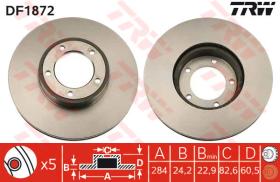 TRW DF1872 - Jgo Discos De Freno