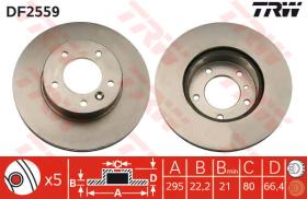 TRW DF2559 - Jgo Discos De Freno