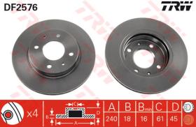 TRW DF2576 - Jgo Discos De Freno