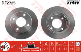 TRW DF2725 - Jgo Discos De Freno