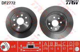 TRW DF2772 - Jgo Discos De Freno