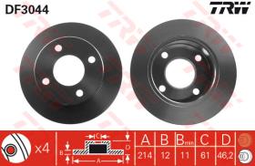 TRW DF3044 - Jgo Discos De Freno