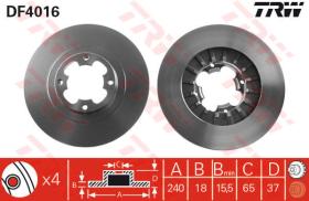 TRW DF4016 - Jgo Discos De Freno