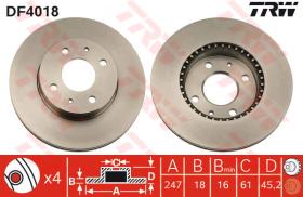 TRW DF4018 - Jgo Discos De Freno