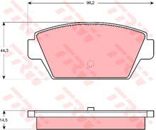 TRW GDB945 - Pastillas De Freno