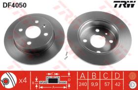 TRW DF4050 - Jgo Discos De Freno