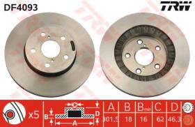 TRW DF4093 - Jgo Discos De Freno