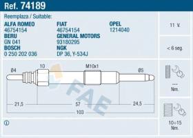 Fae 74189 - Calentador Termoplus